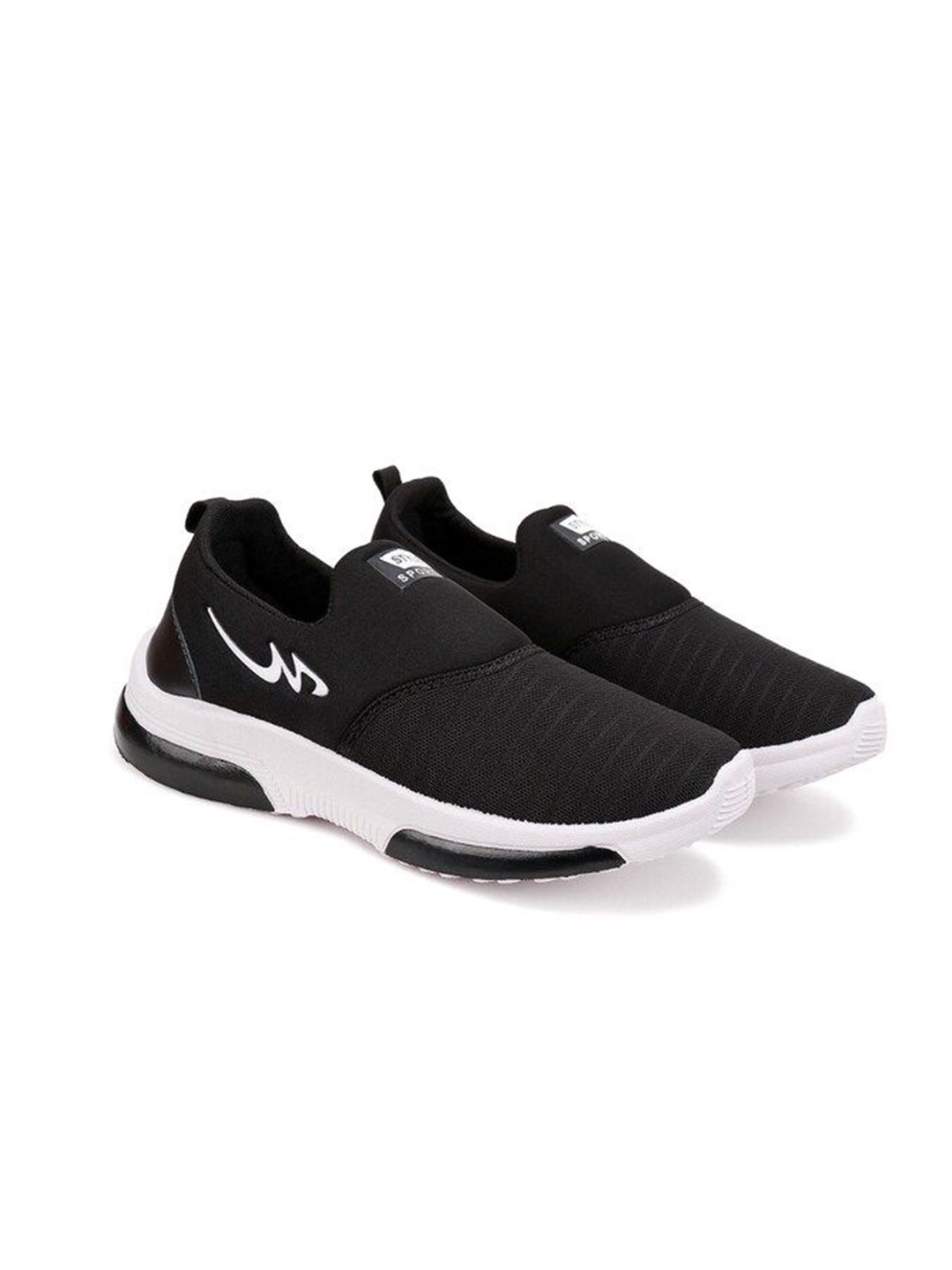 

PENNEN Men Mesh Running Non-Marking Shoes, Black