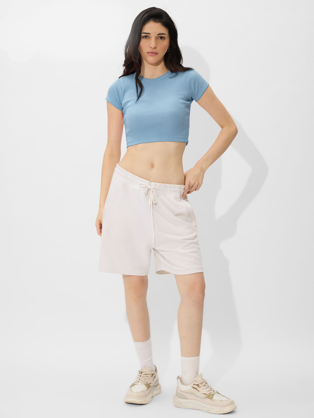

The Souled Store Women Solids: Carolina Blue