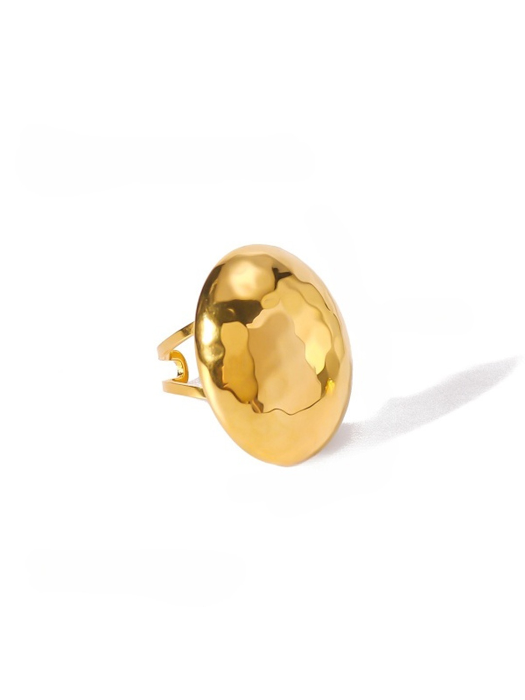 

Just Lil Things Oval Shaped Finger Ring, Gold