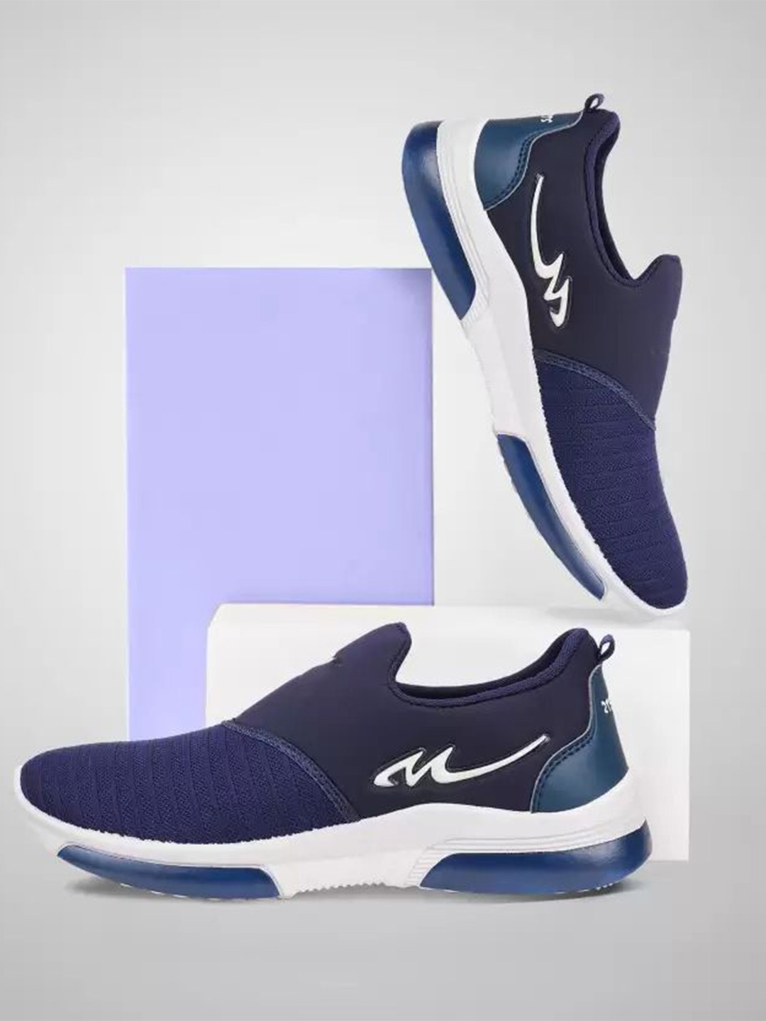 

PENNEN Men Mesh Running Non-Marking Shoes, Blue