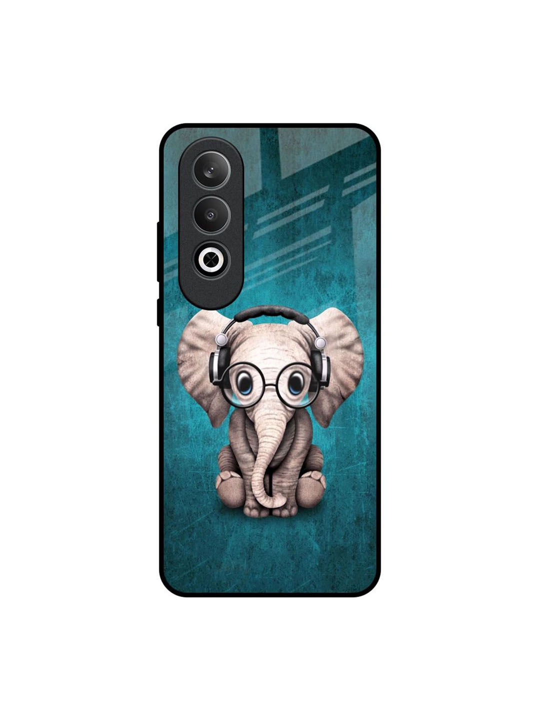 

QRIOH Adorable Baby Elephant OnePlus Nord CE4 5G Impact Resistant Back Case, Blue