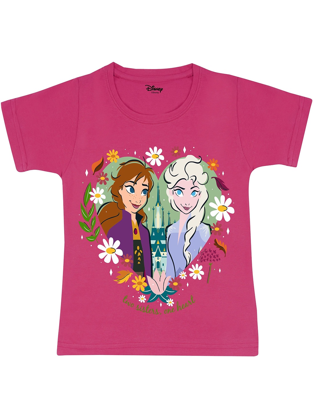 

Disney By Miss and Chief Girls Pack Of 3 Minnie Mouse Bio Finish Printed Cotton T-shirts, Pink