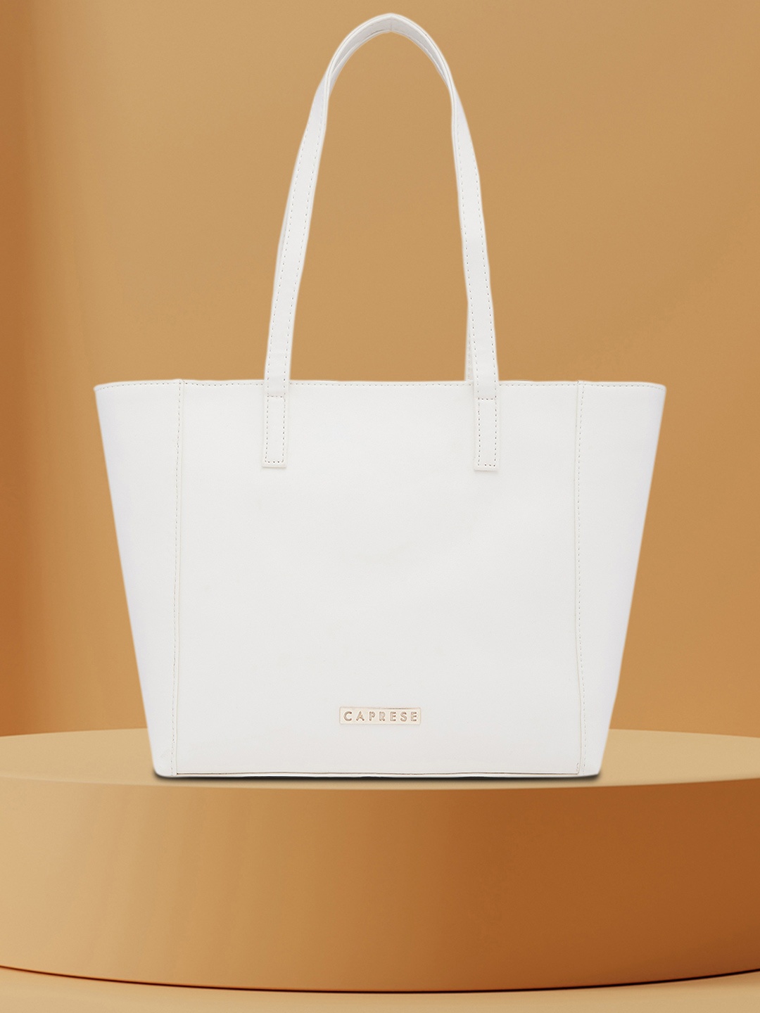 

DressBerry X CAPRESE Women Small Off-White Montana Tote Bag