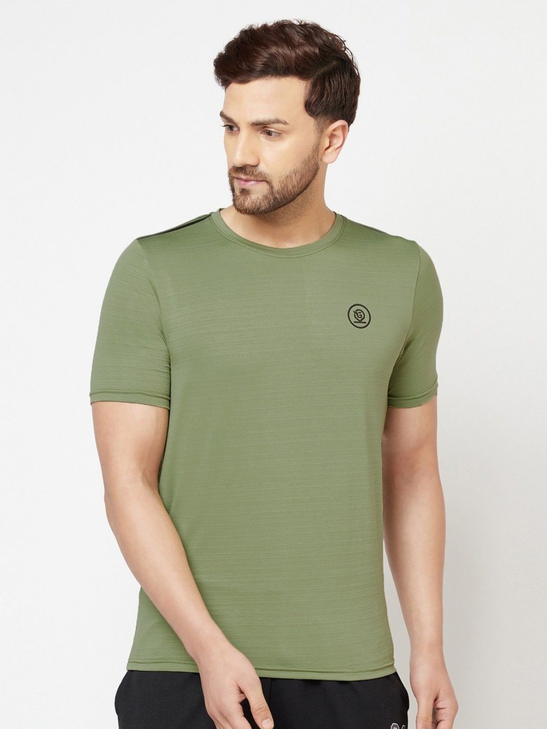 

Unicus Apparel Men Solid Round Neck T-shirt, Green