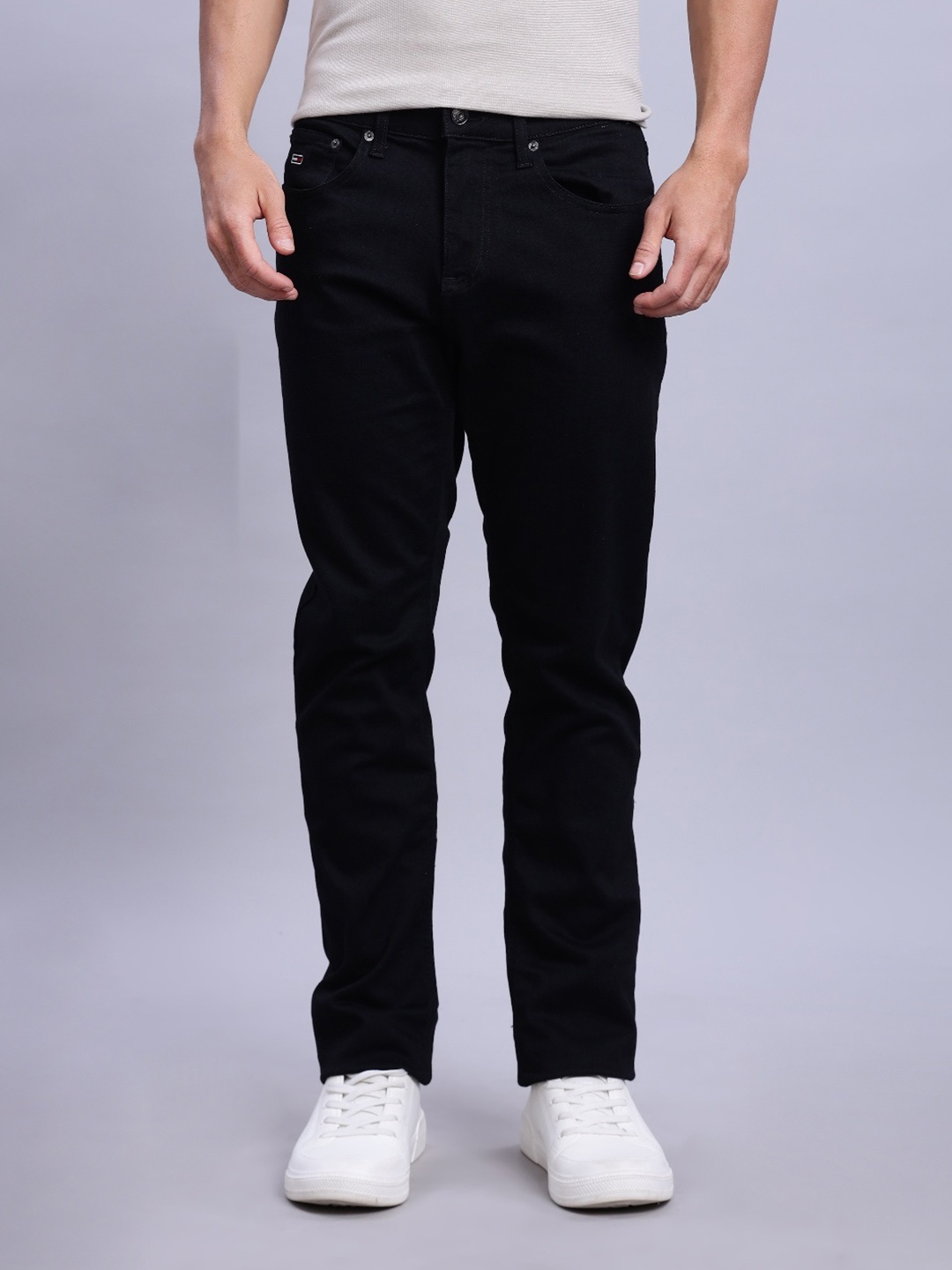

Tommy Hilfiger Men Slim Fit Stretchable Jeans, Black