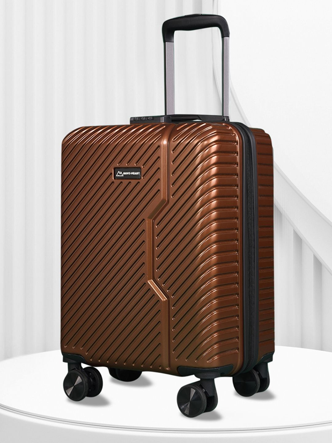 

MOVE-MEANT JESTSET Hard Sided Trolley Suitcase, Beige