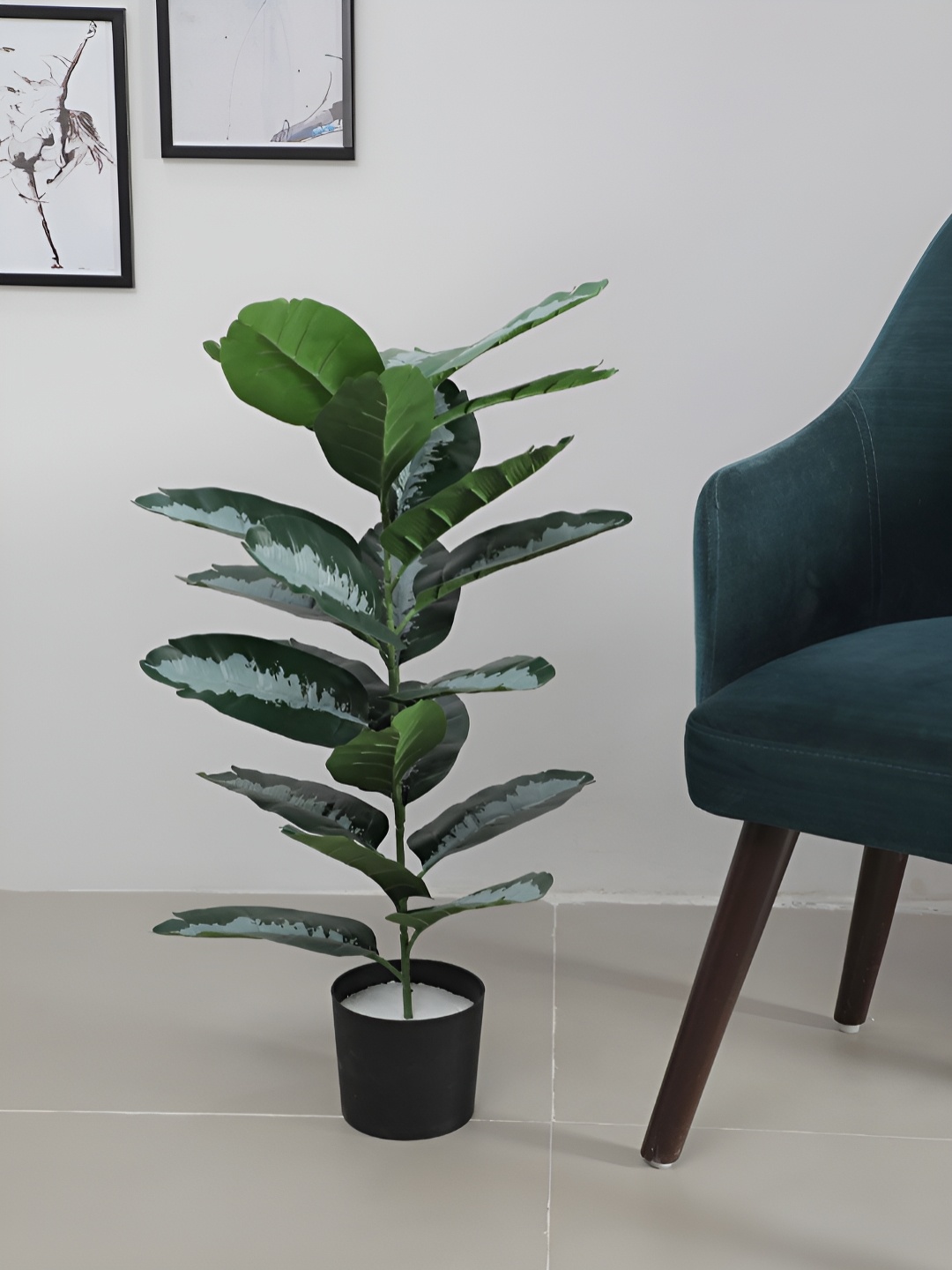 

Home Bloom Green 1 Pieces Artificial Plant With Pot