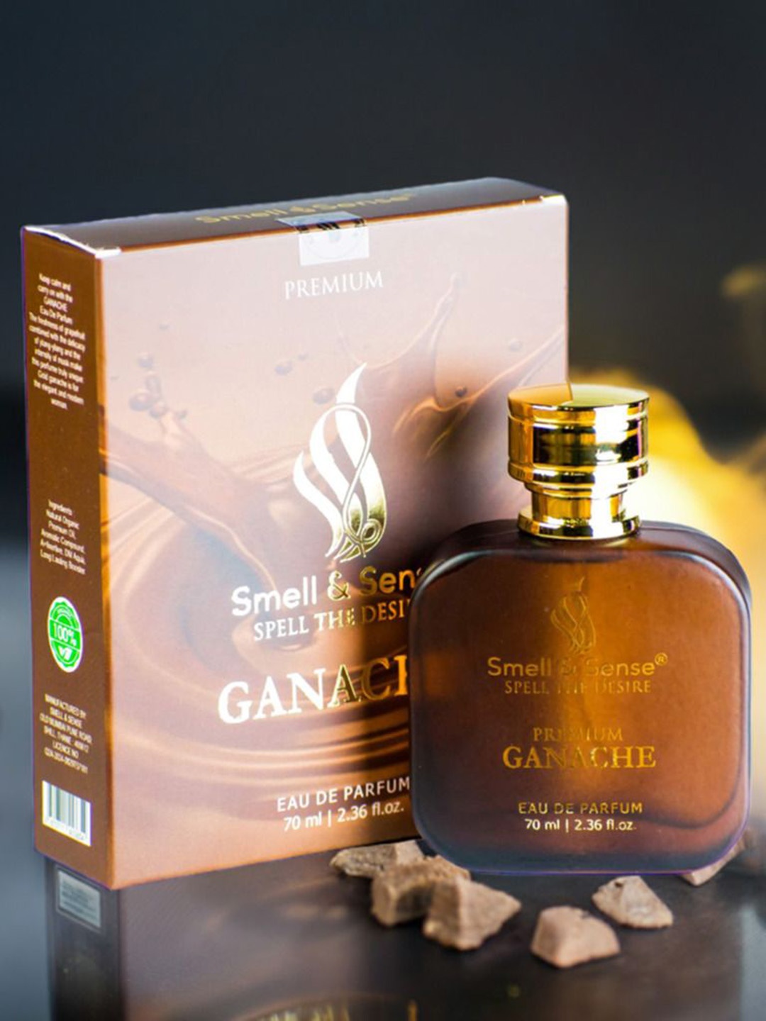 

Smell & Sense Ganache Eau De Parfum - 70 ml, Coffee brown