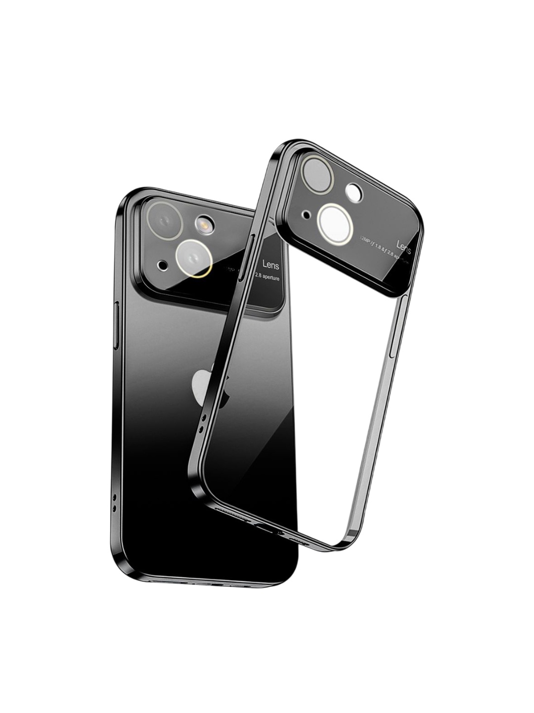 

QRIOH iPhone 14 Back Case Mobile Accessories, Black
