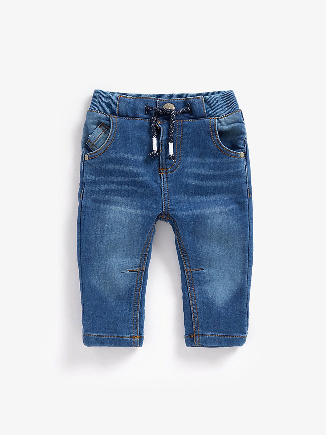 

mothercare Boys Mildly Distressed Light Fade Jeans, Blue