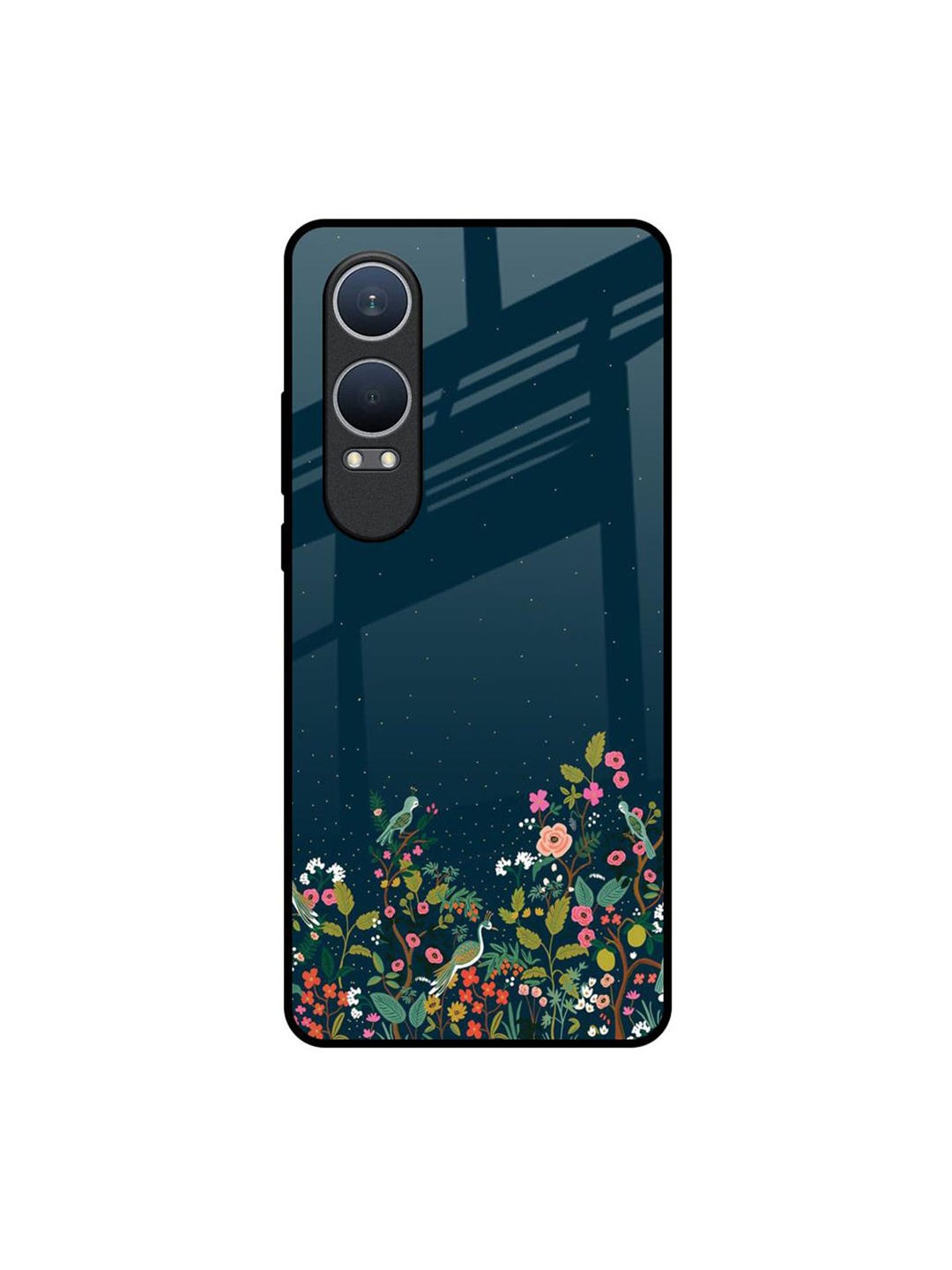 

QRIOH Small Garden OnePlus Nord CE4 Lite 5G Impact Resistant Back Case, Teal