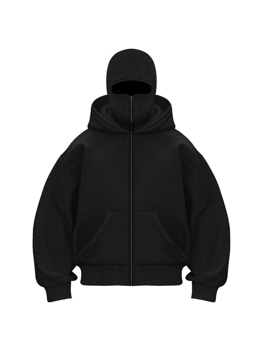 

STYLEVERSE Men Solid Ninja Lightweight Oversized Bomber Jacket, Black