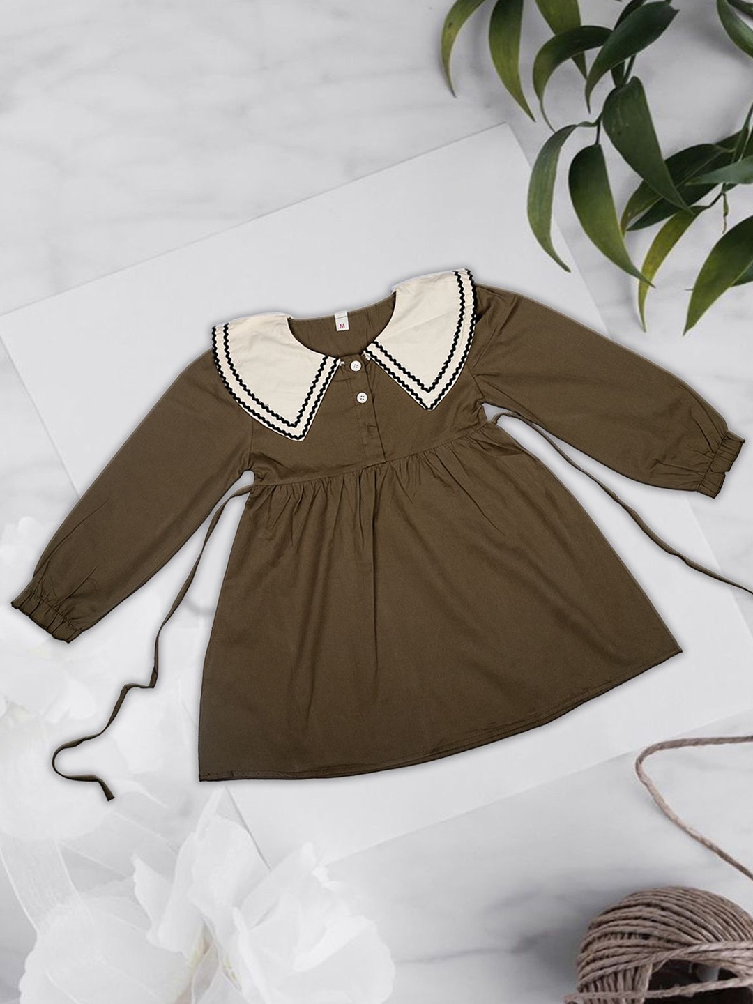 

we11 Girls A-Line Dress, Green