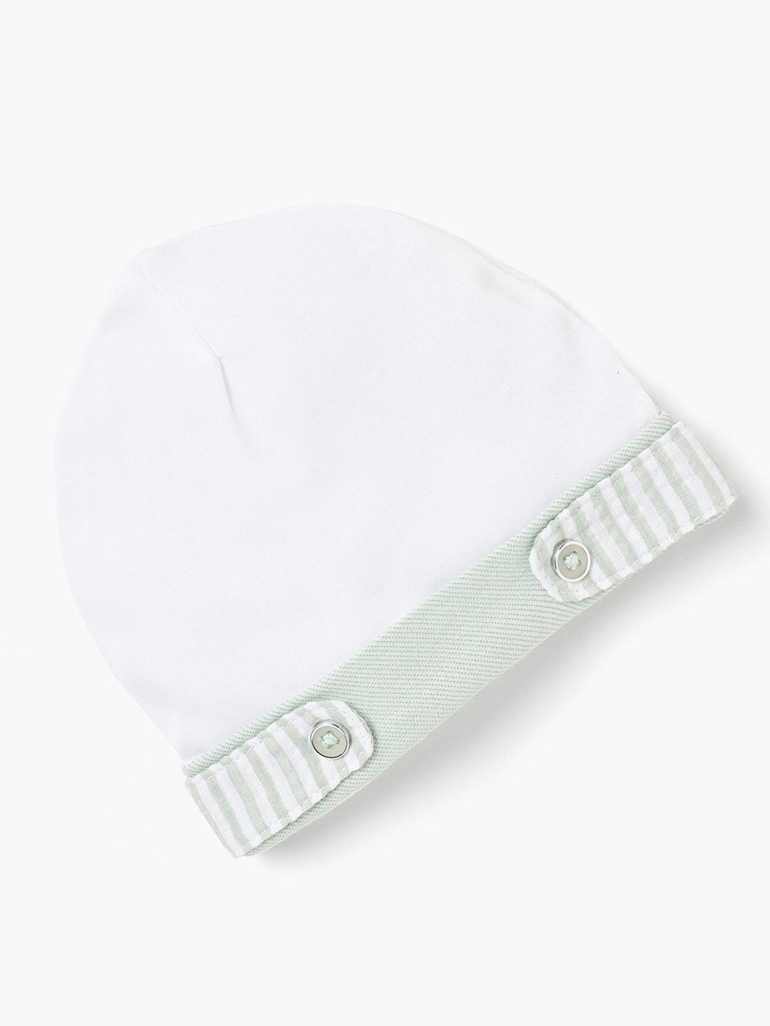 

Giggles by Babyshop Boys Printed Beanie Cap, White