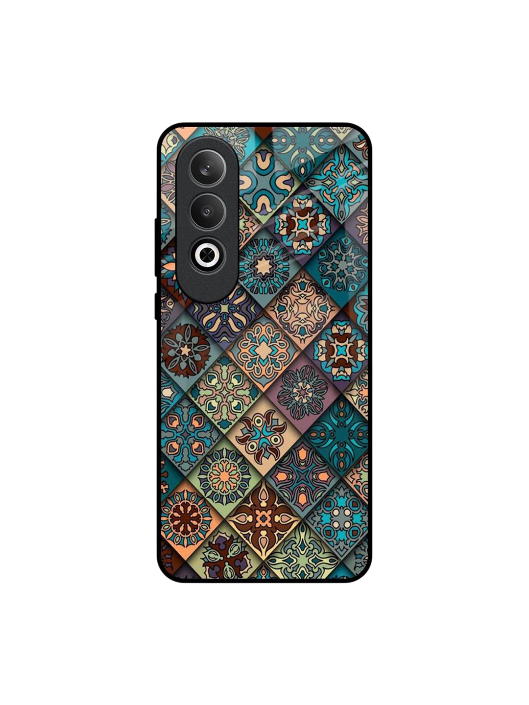 

QRIOH Retro Art OnePlus Nord CE4 5G Impact Resistant Back Case, Teal