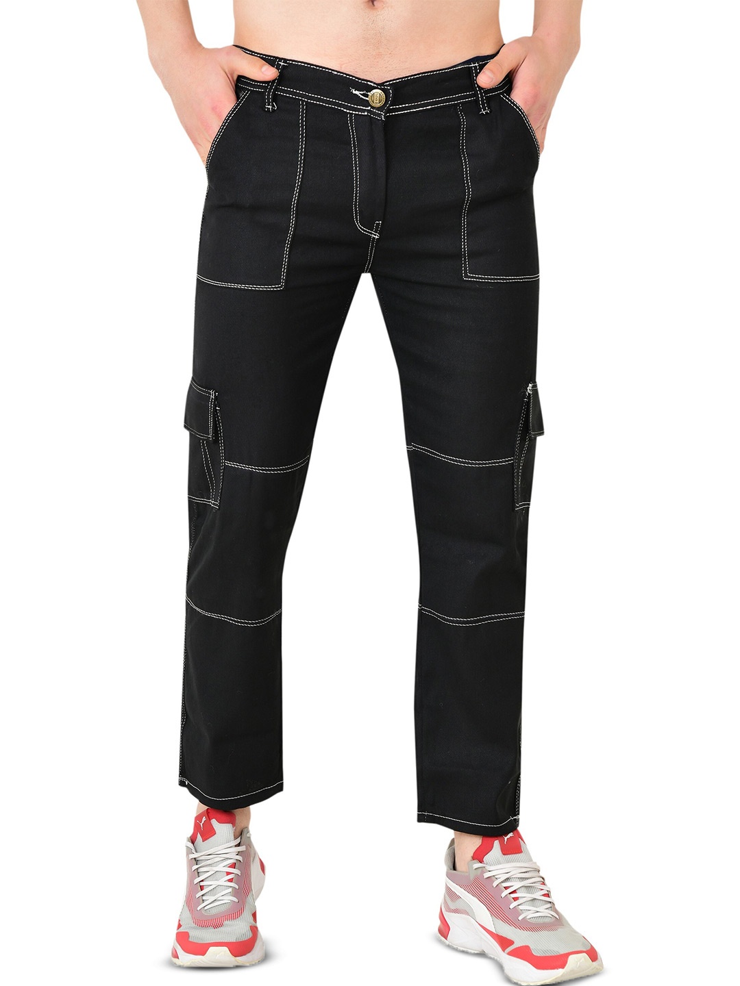 

COMFITS Men Classic Stretchable Jeans, Black
