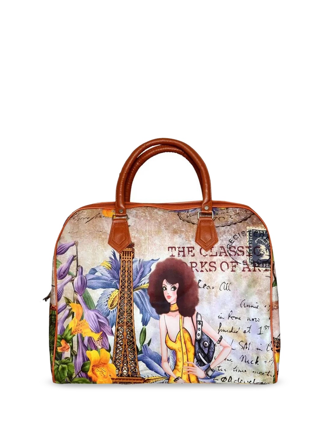 

SIDDHASWARI Structured Handheld Bag, Multi