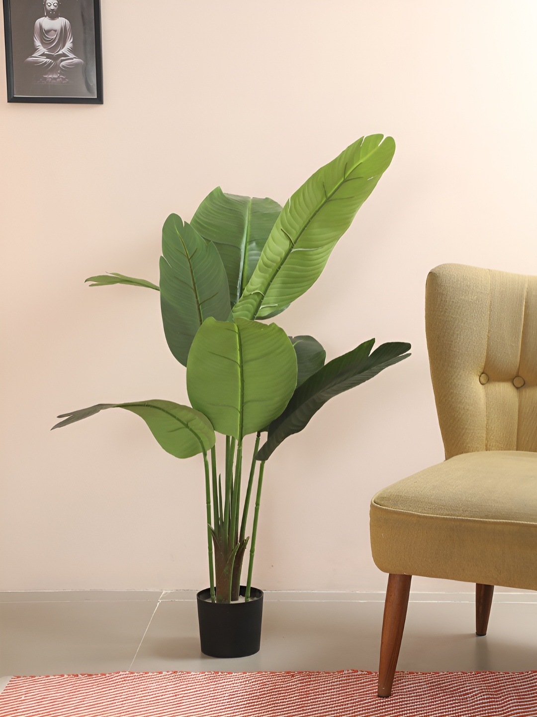 

Home Bloom Green 1 Pieces Artificial Plant With Pot