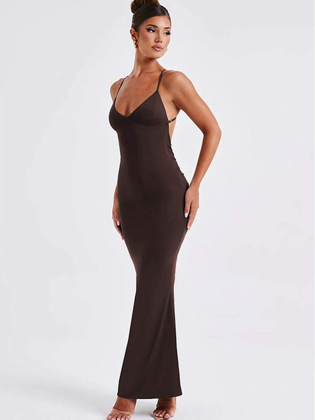 

LULU & SKY Dress, Brown