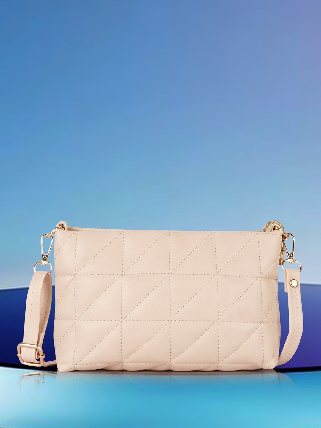 

STARWINGS Sling Bag with Quilted, Cream