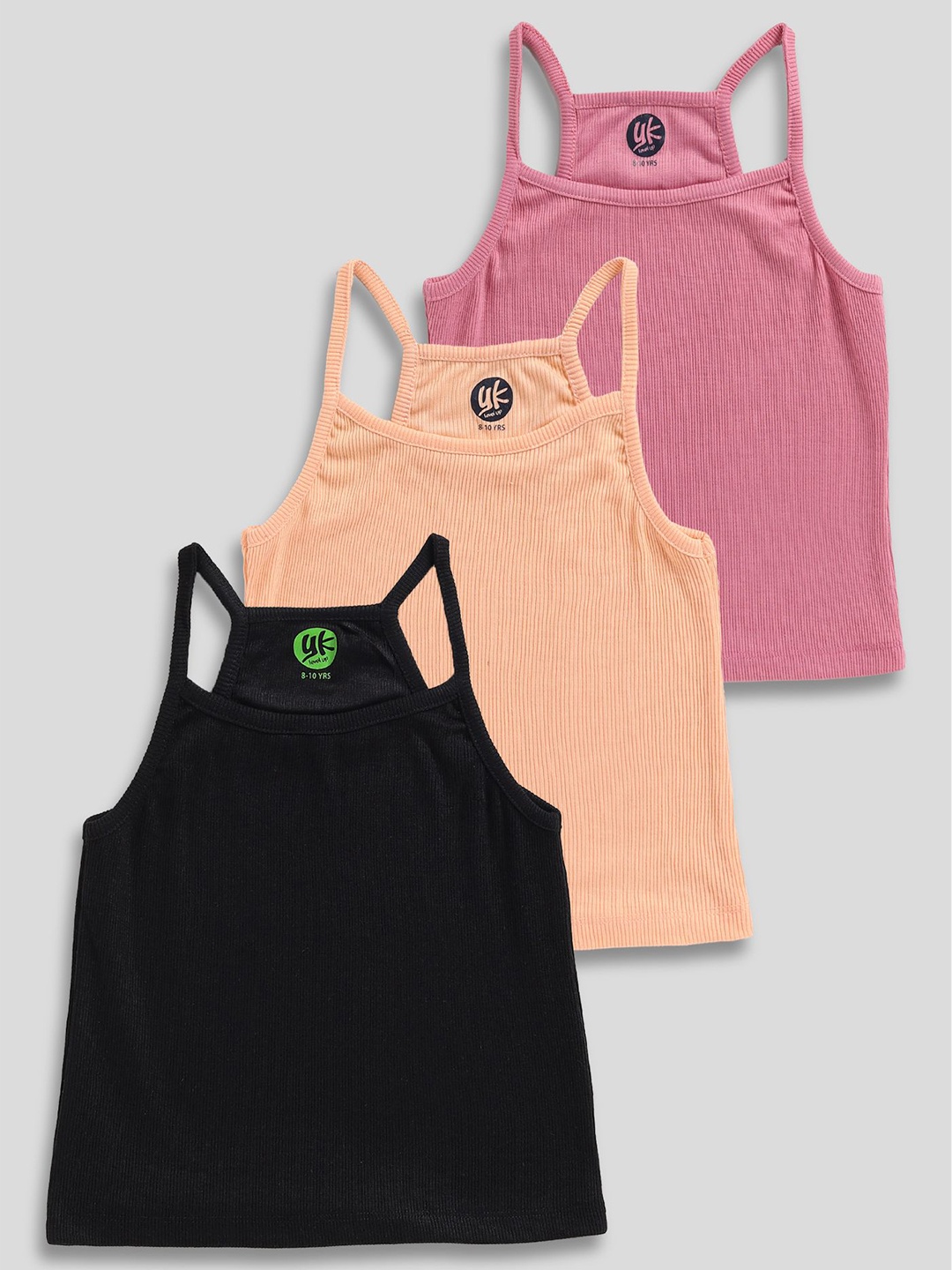 

YK Women Cotton Tank Top, Black