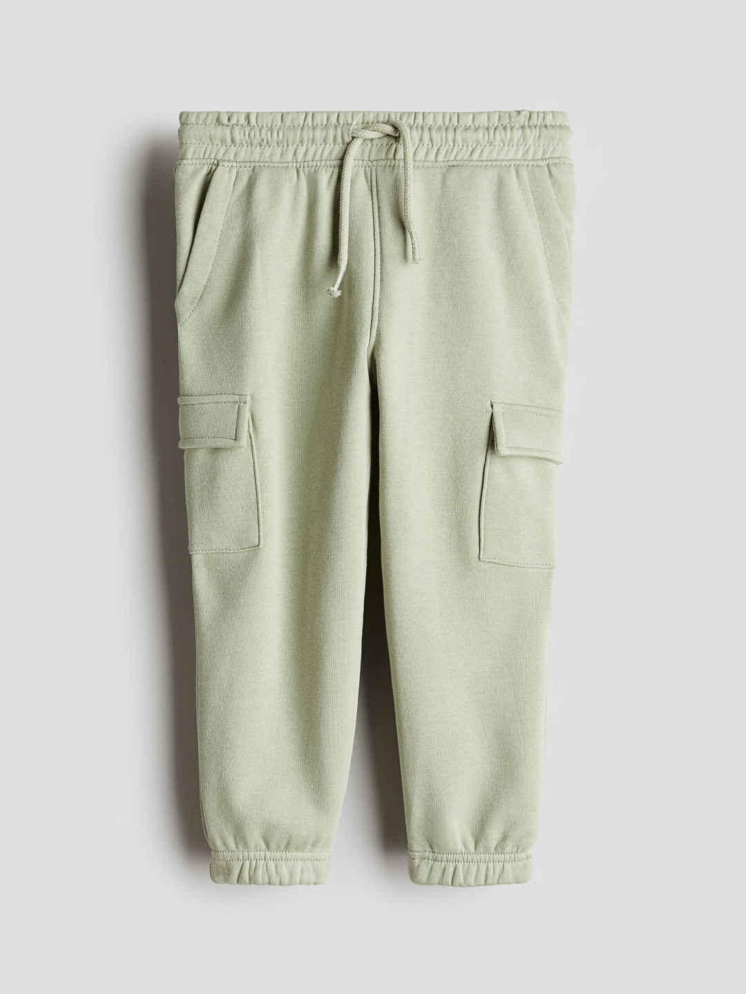 

H&M Brushed-Inside Cargo Joggers, Green