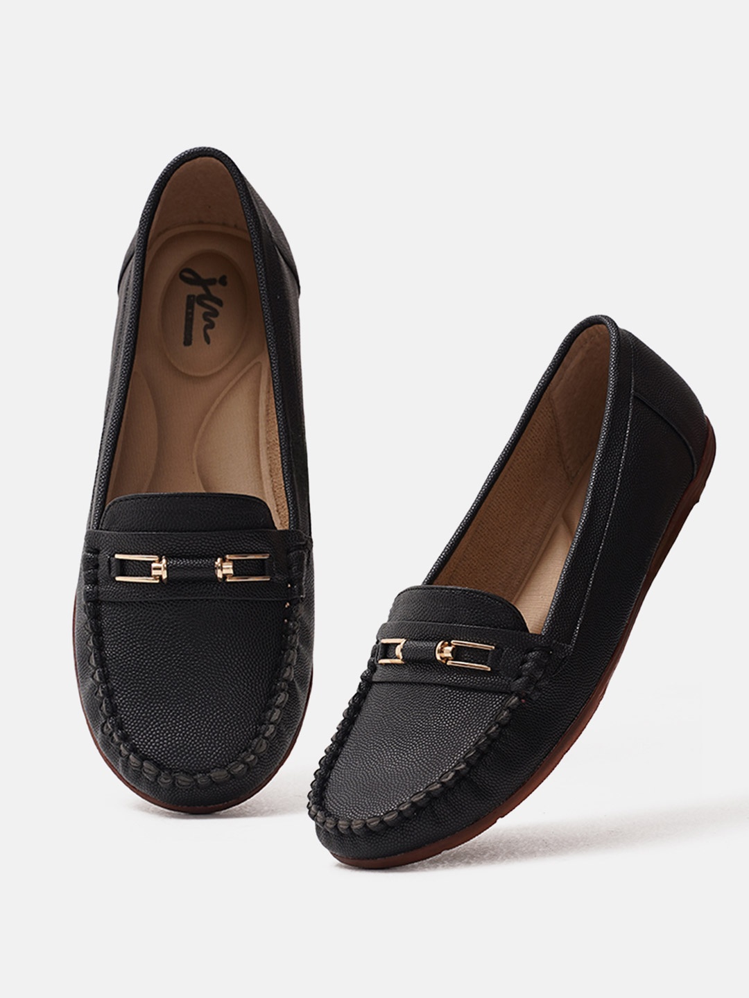 

JJM Looks Stylish Loafer for Girls, Black