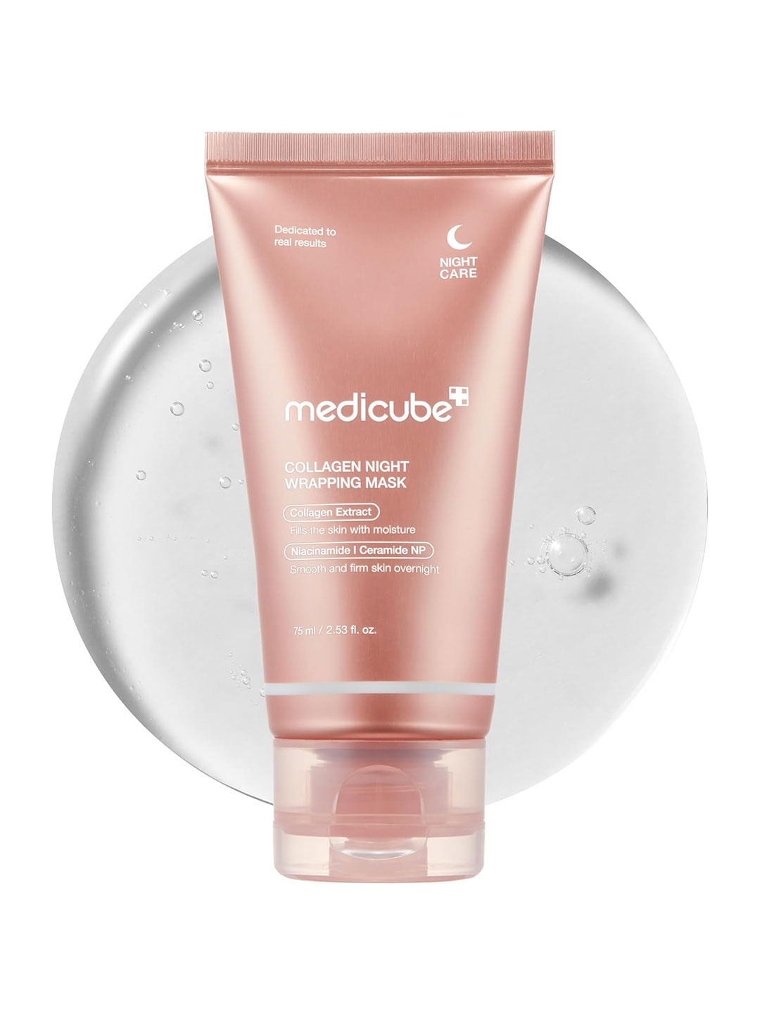 

Medicube Collagen Night Wrapping Mask With Niacinamide For Hydration - 75 ml, Grey