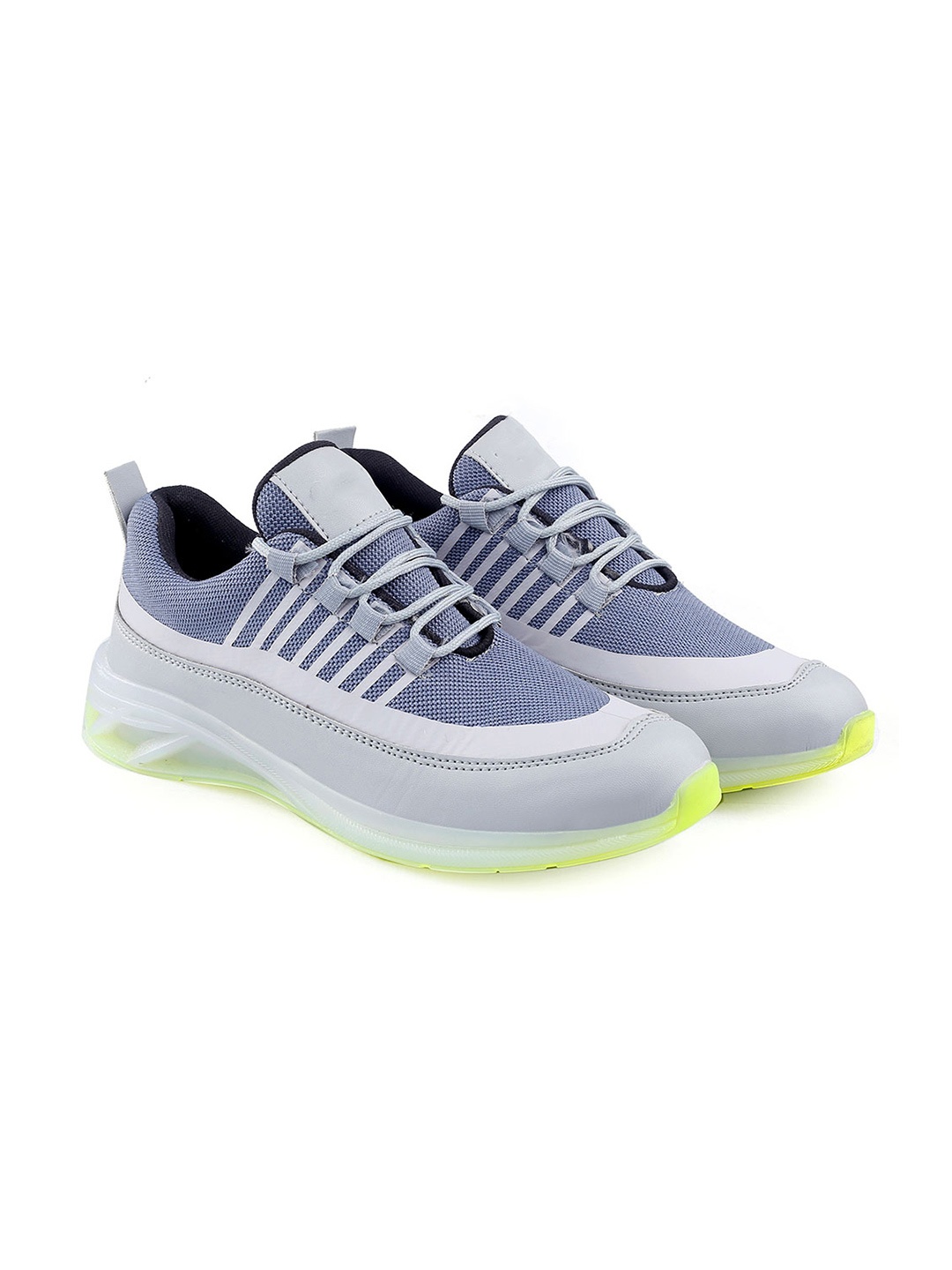 

riffway Men Woven Design Sneakers, Grey