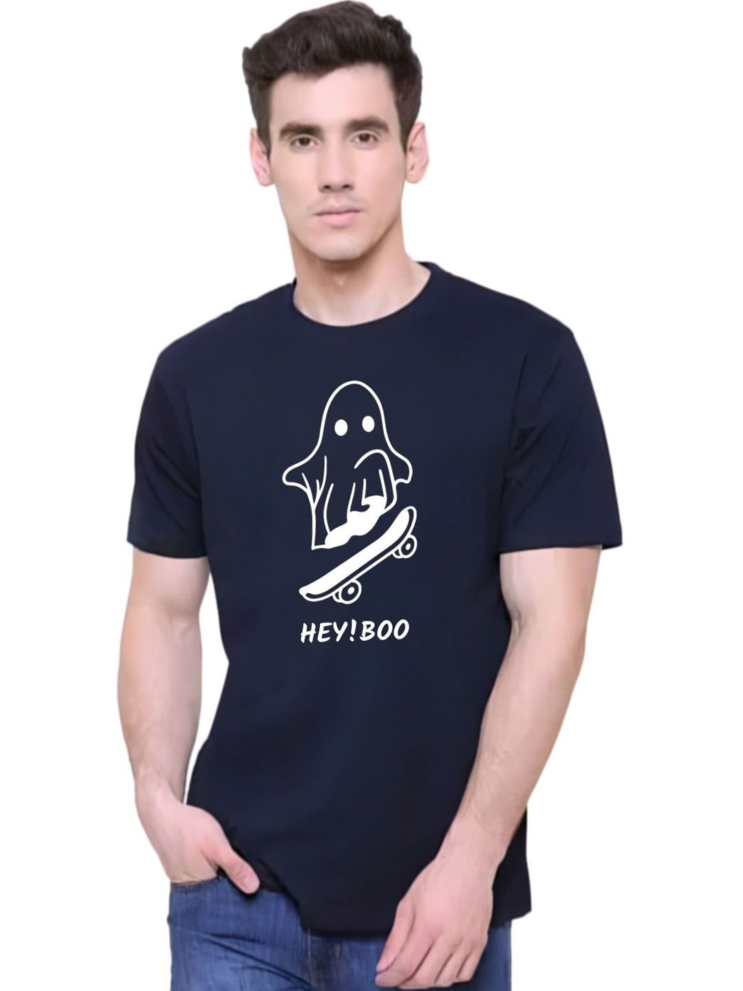 

FABSTIEVE Men New Orleans Pelicans Neymar Printed T-shirt, Navy blue