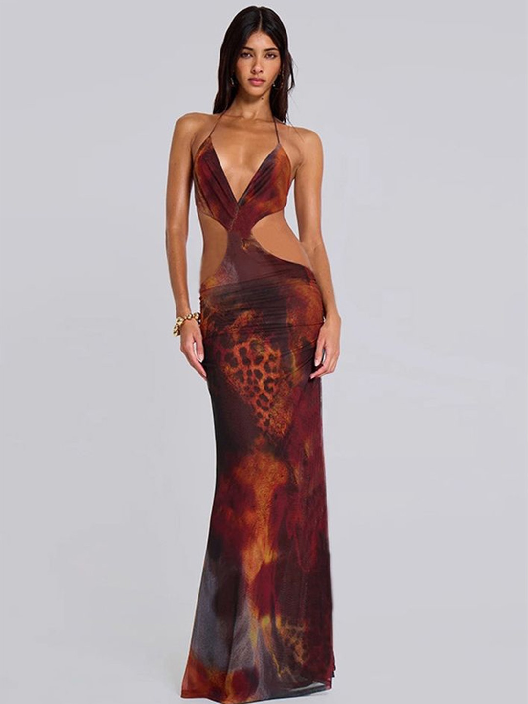 

LULU & SKY Dress, Brown