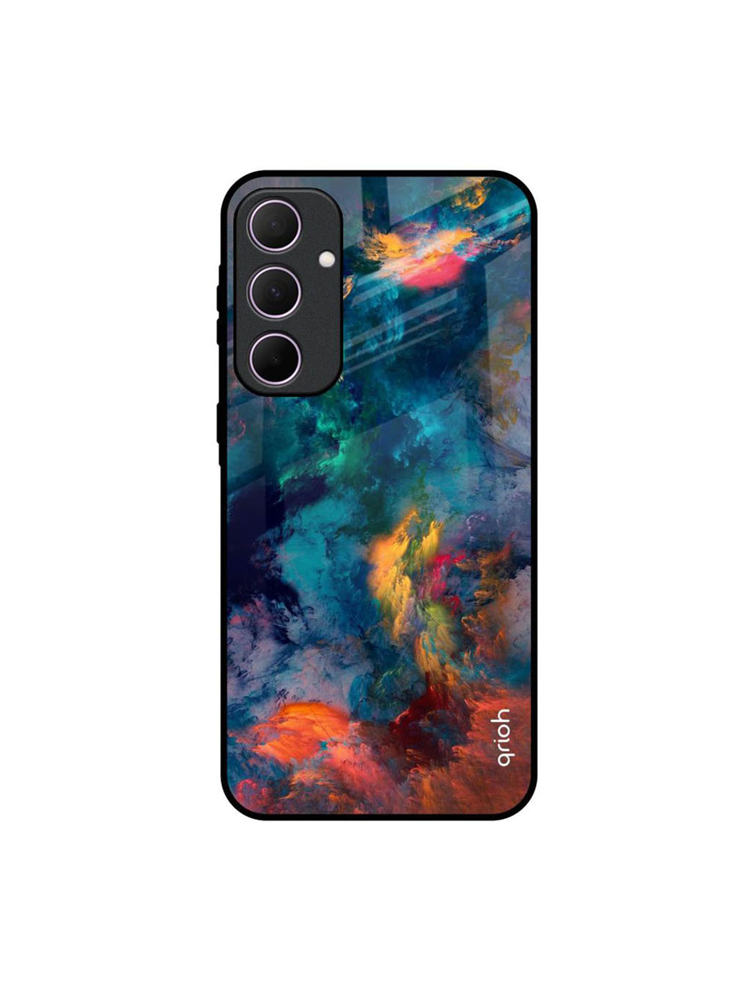 

QRIOH Cloudburst Samsung Galaxy A35 5G Impact Resistant Back Case, Blue