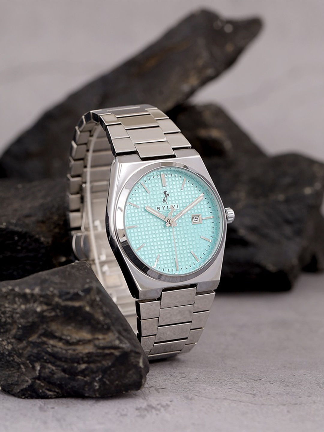 

Sylvi Men Patterned Dial & Stainless Steel Analogue Watch-PRO-ELEblue-silver, Blue