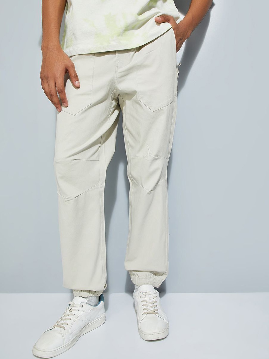 

Max Men Cargos Trousers, Off white