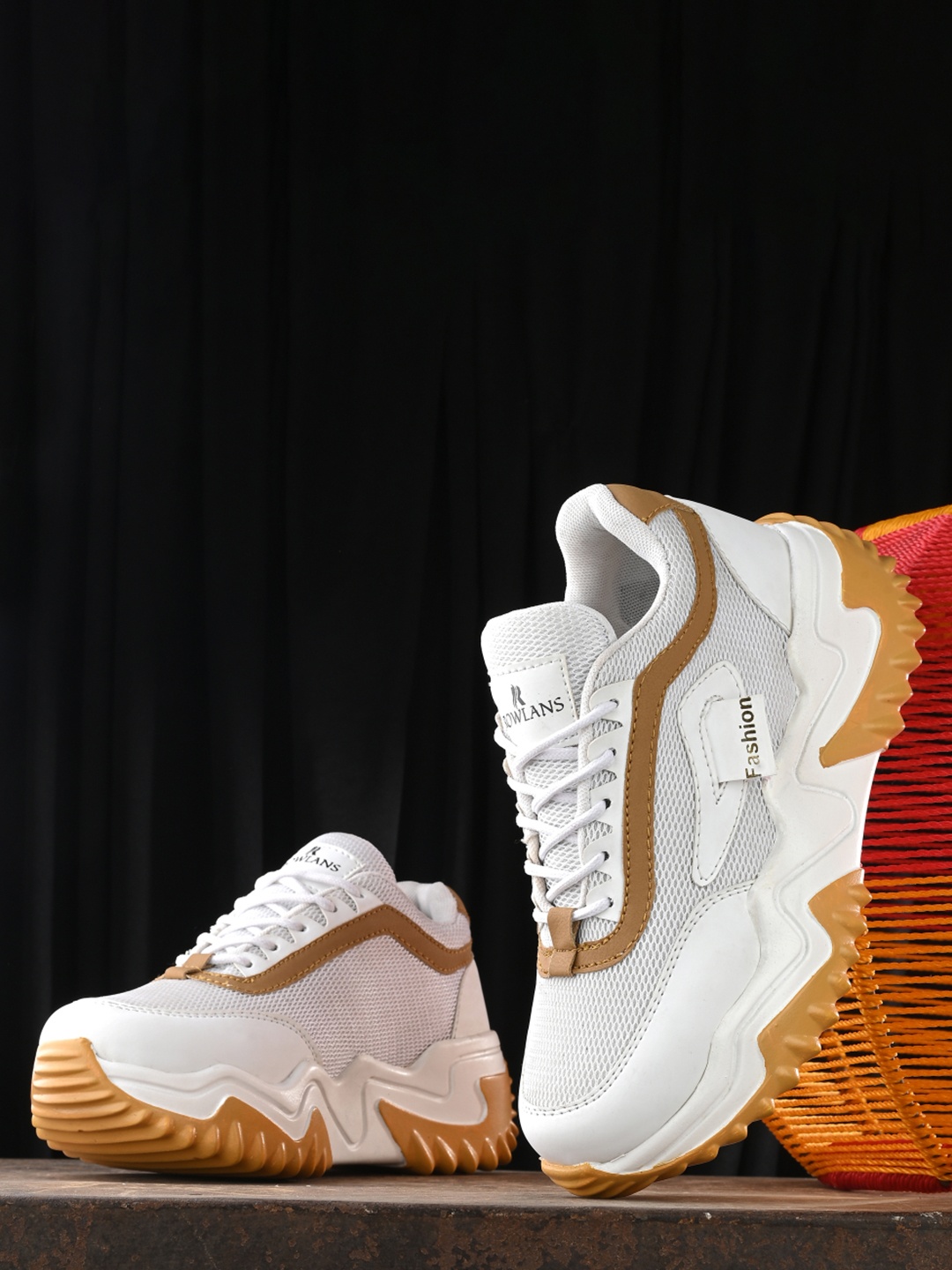 

Rowlans Women Colourblocked Sneakers, White