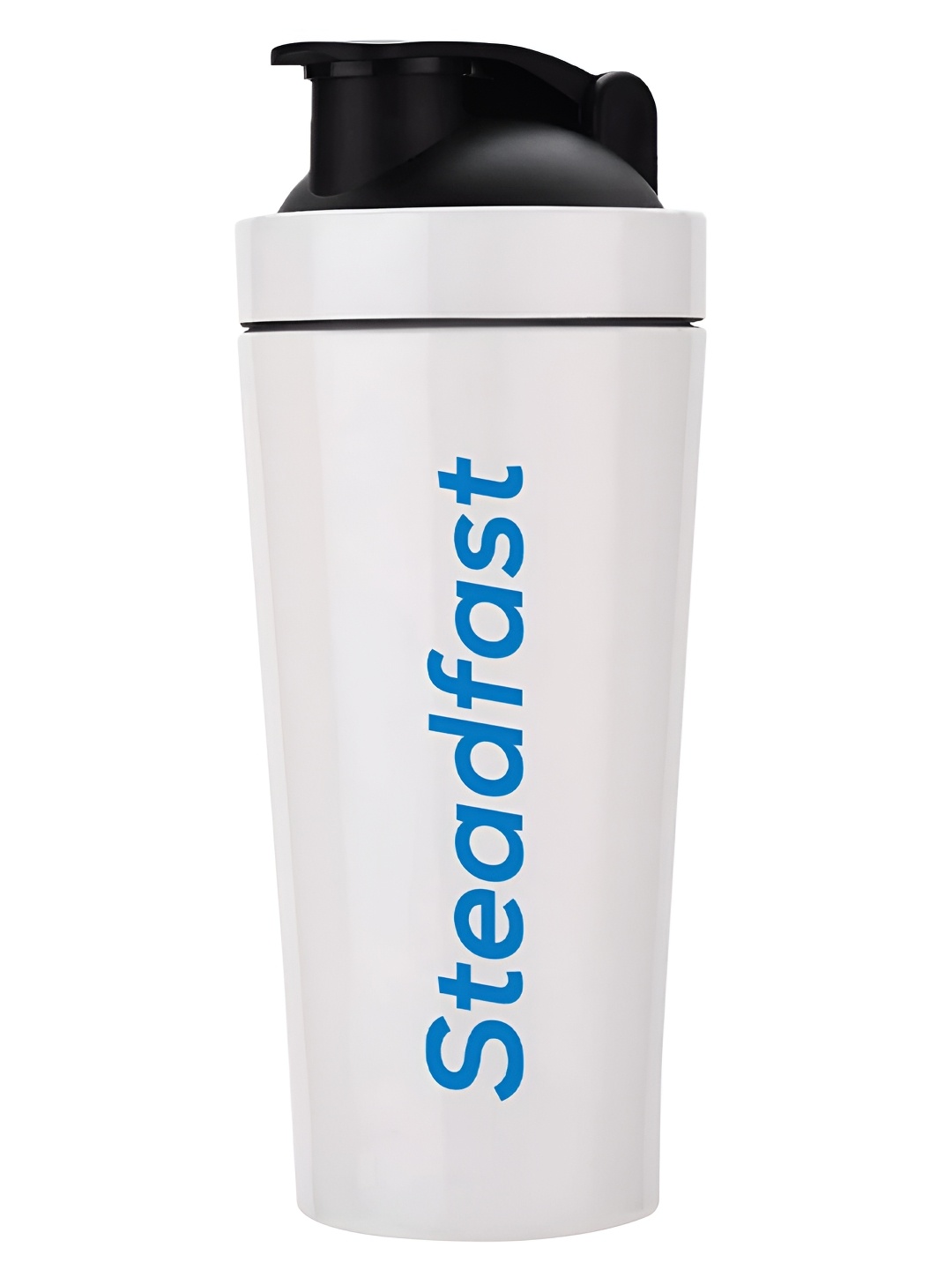 

Steadfast Nutrition White-Toned & Black Stainless Steel Shaker Water Bottle- 750ml