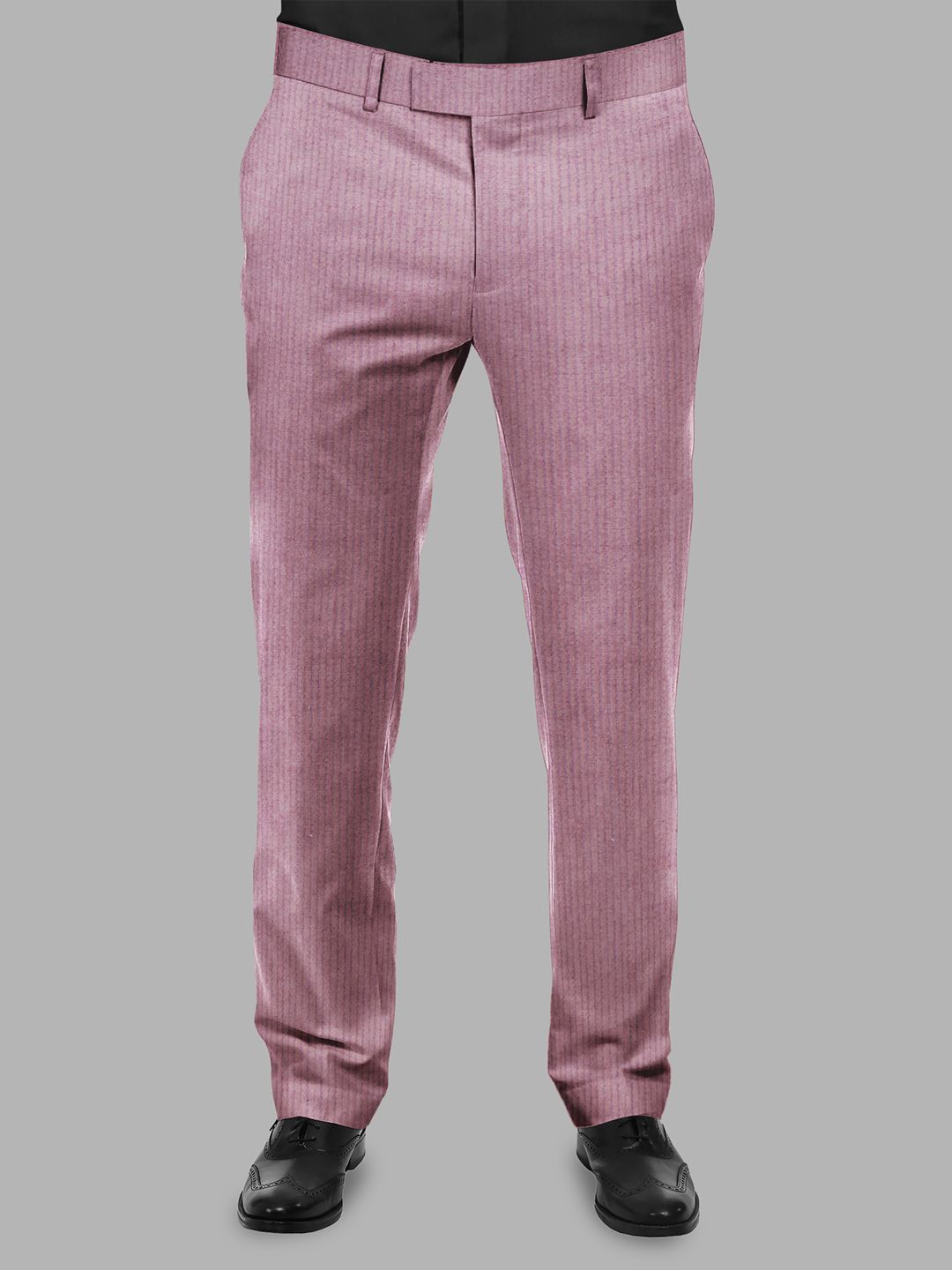 

Bigreams Men Unstitched Cotton Corduroy Pants Piece Fabric, Pink