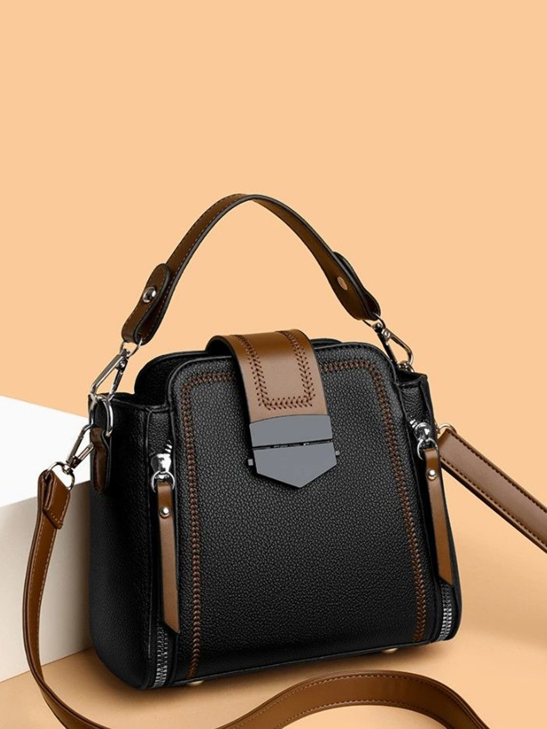 

Diva Dale PU Sling Bag, Black