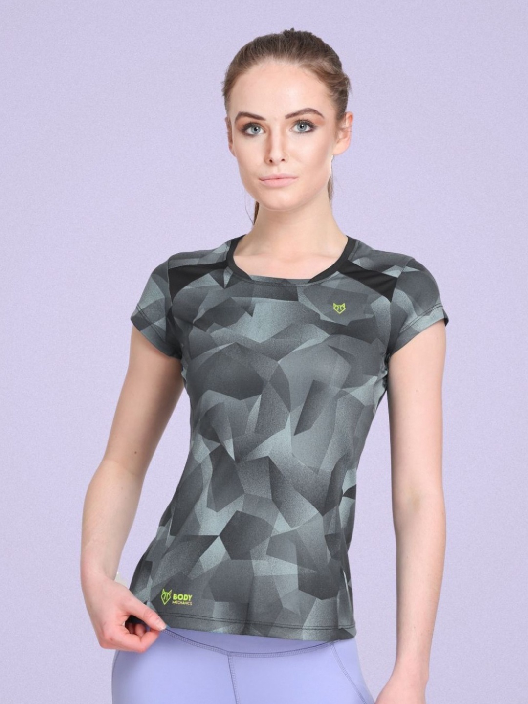 

Body Mechanics Printed T-shirt, Grey
