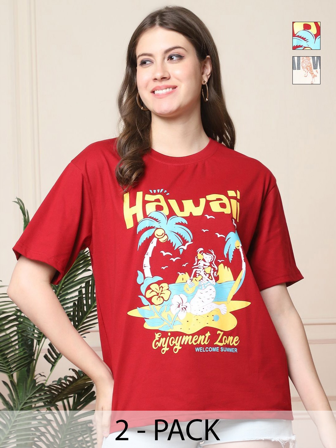 

Tromko Women Printed T-shirt, Multi