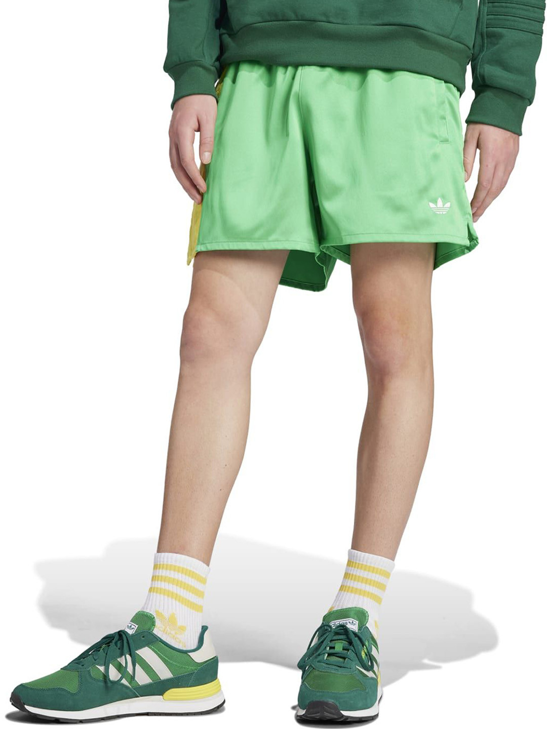 

ADIDAS Originals Men Printed Training or Gym Shorts, Green