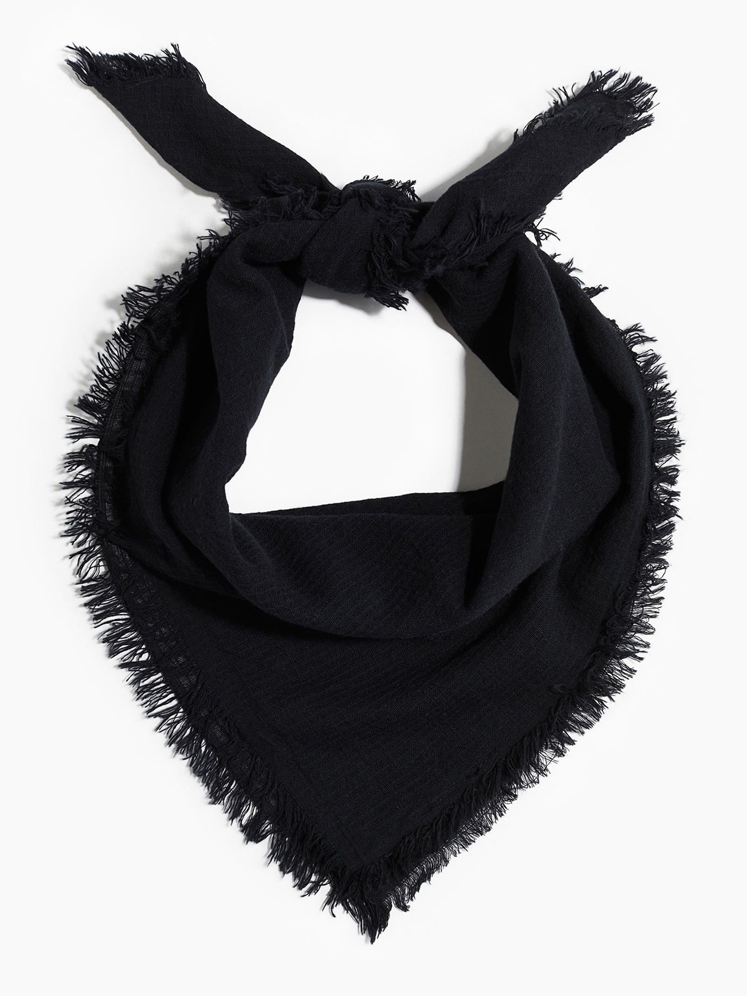 

H&M Cotton Scarf, Black