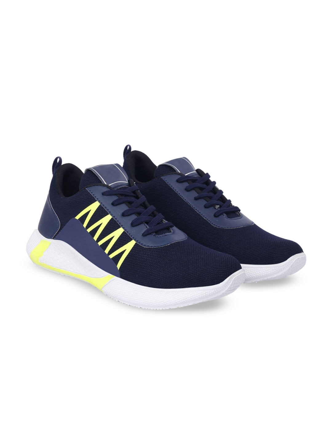 

riffway Men Mesh Round Toe Lace-Ups Sneakers, Green