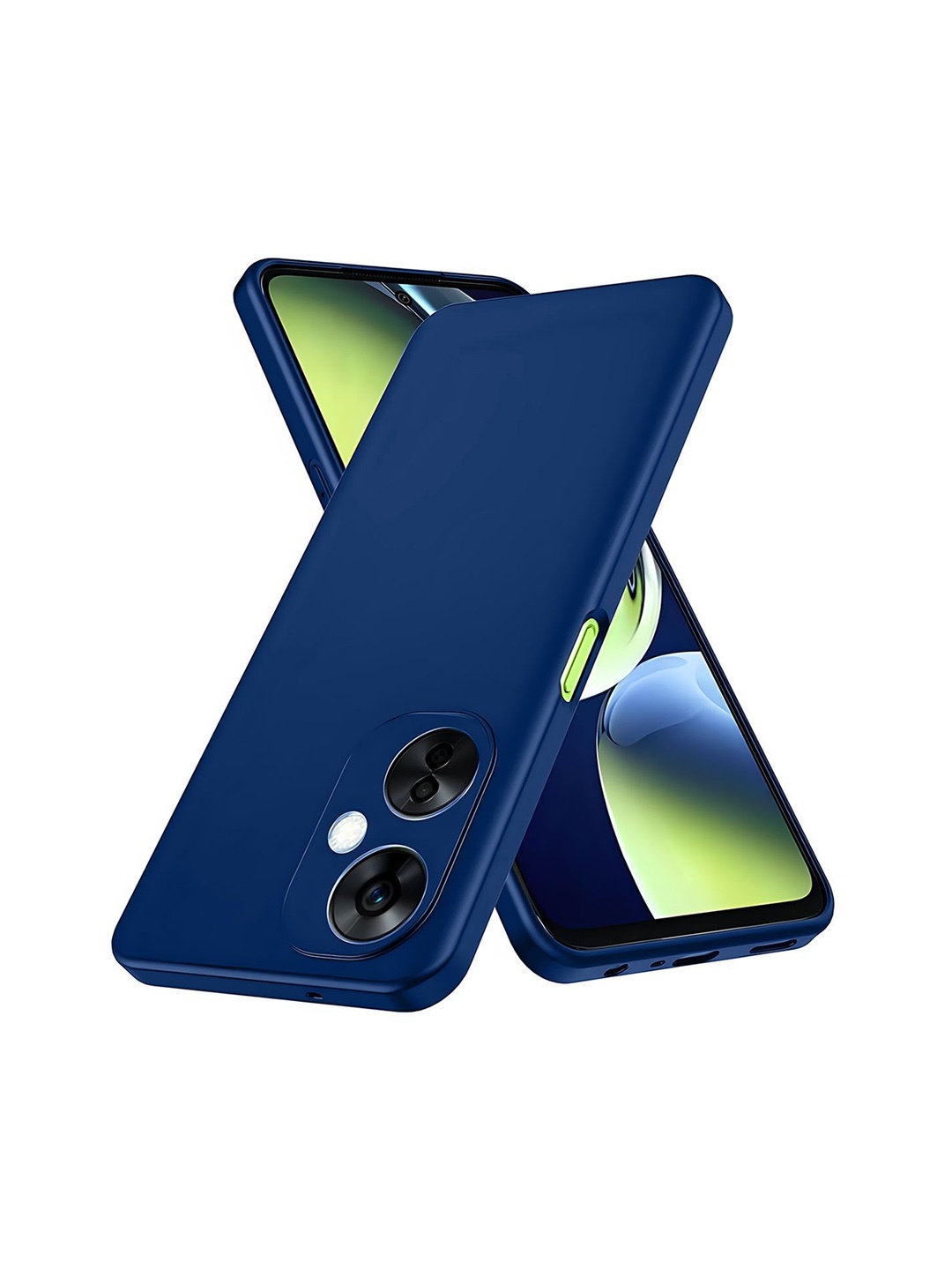 

LIRAMARK Solid OnePlus Nord CE 3 Lite 5G Impact Resistant Back Case, Navy blue