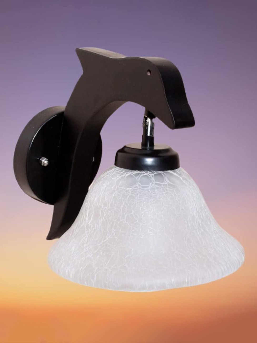 

KINIS Black & White Wood Quirky Wall Lamp