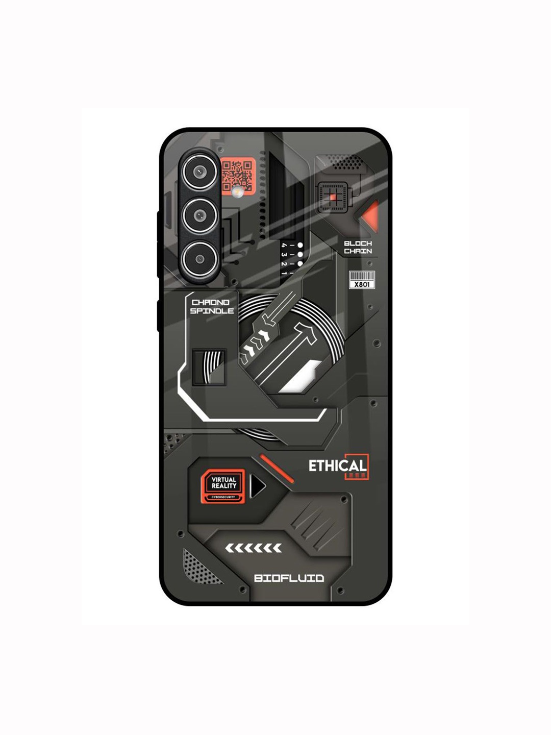 

QRIOH Tech Aesthetics Samsung Galaxy A56 5G Impact Resistant Back Case, Black