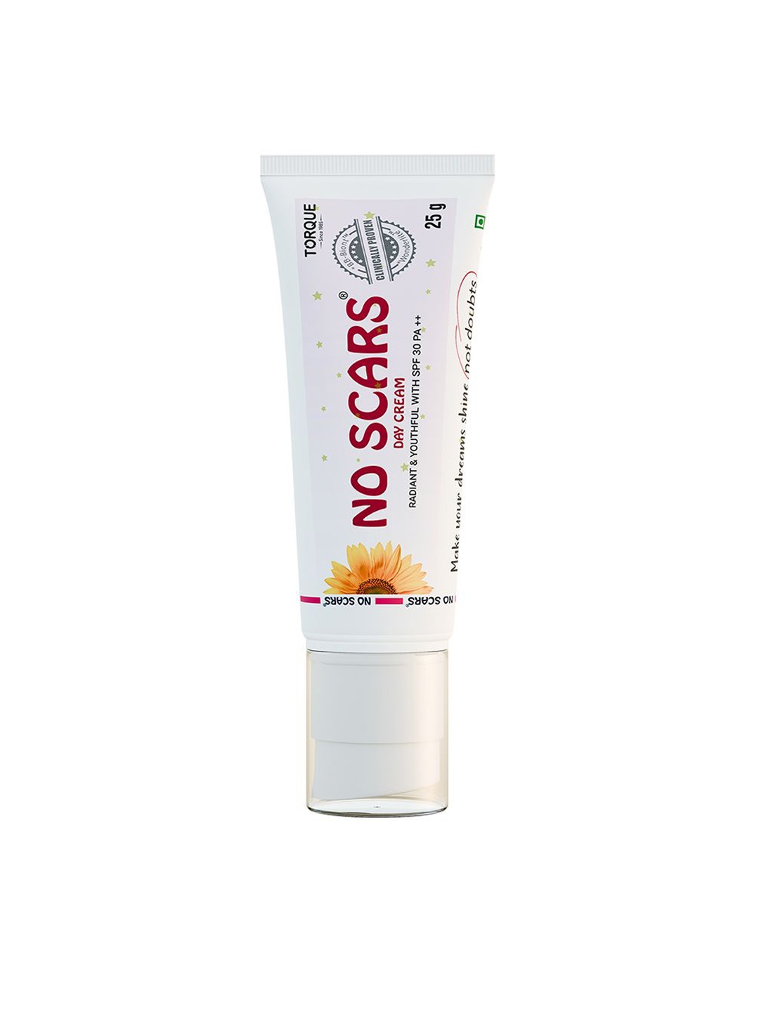 

NO SCARS Day Cream With SPF 30 PA++ & Aloevera - 25 g, White