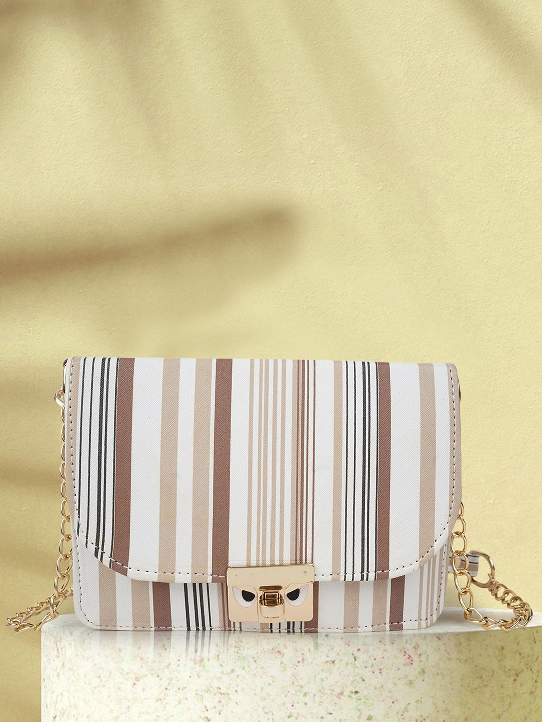 

STARWINGS Embellished Oversized Sling Bag with Fringed, Coffee brown