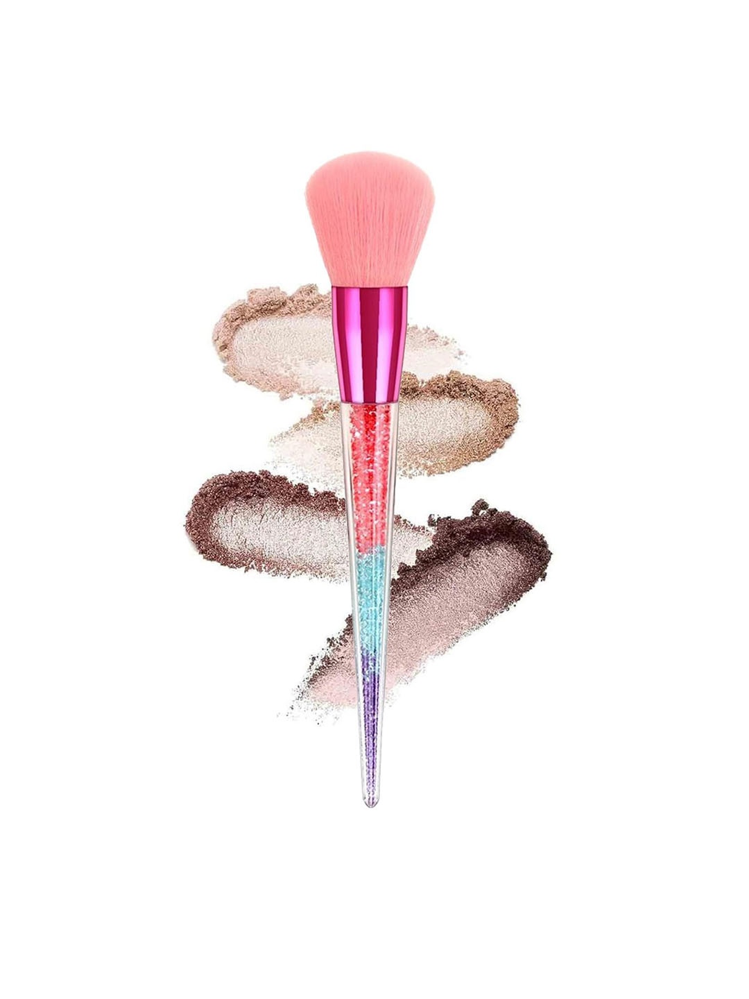 

cooancoco Professional Crystal Handle Powder Brush, Peach