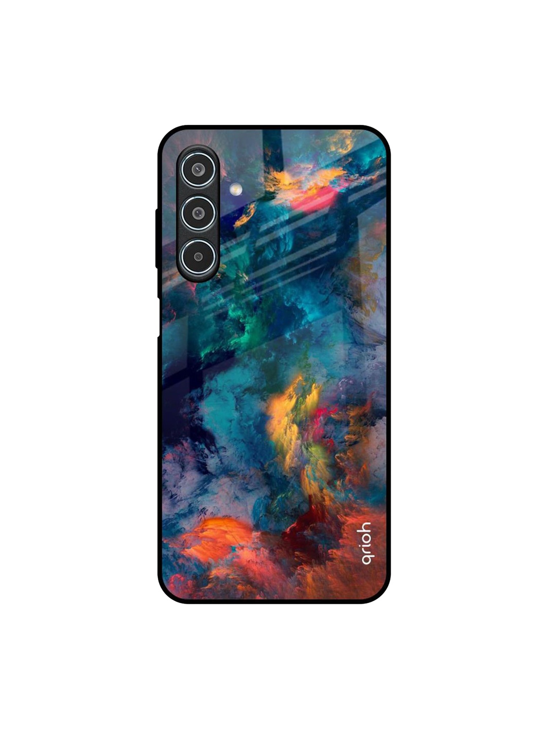 

QRIOH Cloudburst Samsung Galaxy M35 5G Impact Resistant Back Case, Blue